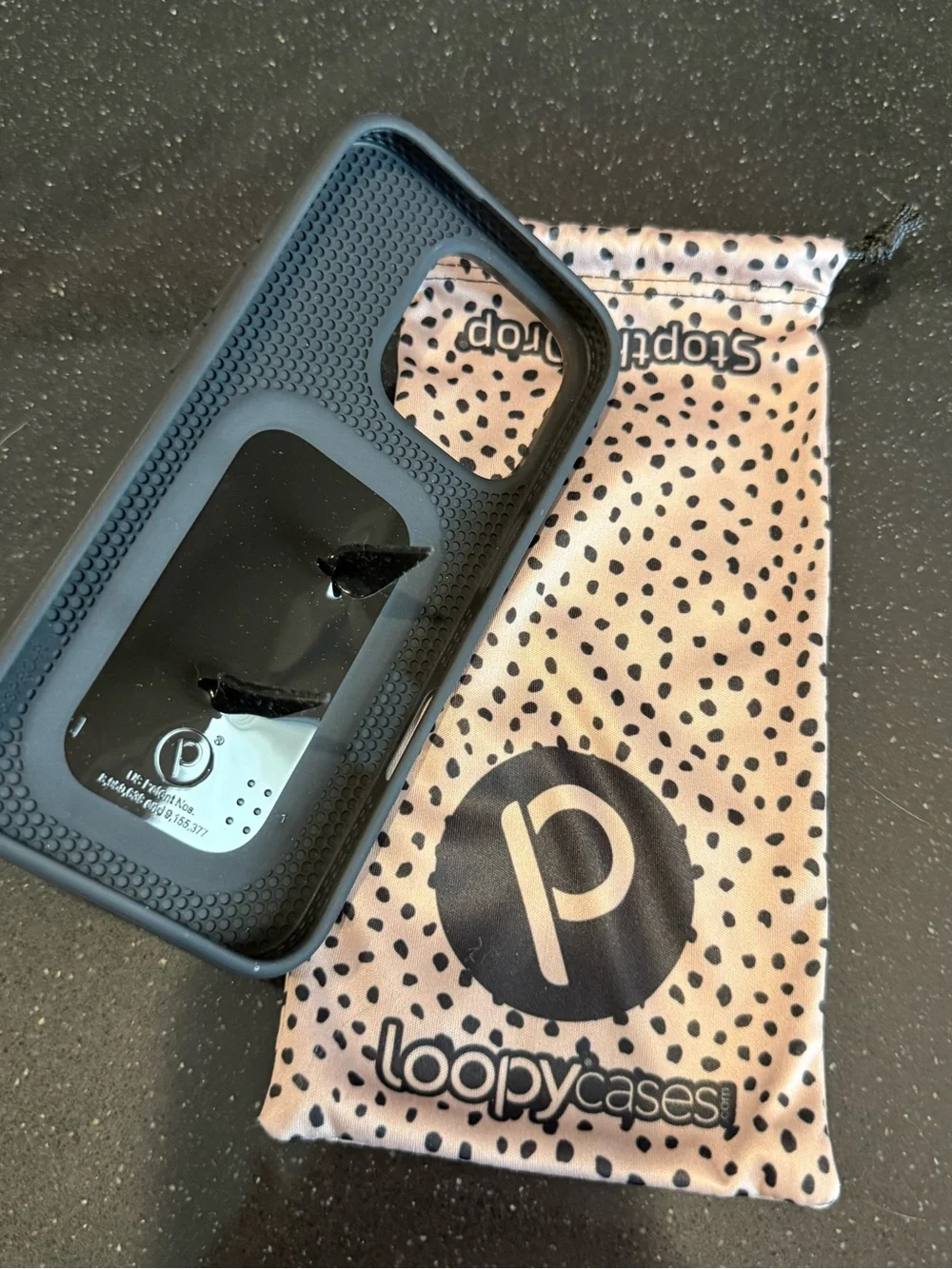 Loopy iPhone 16 pro Case with Polka Dot Print